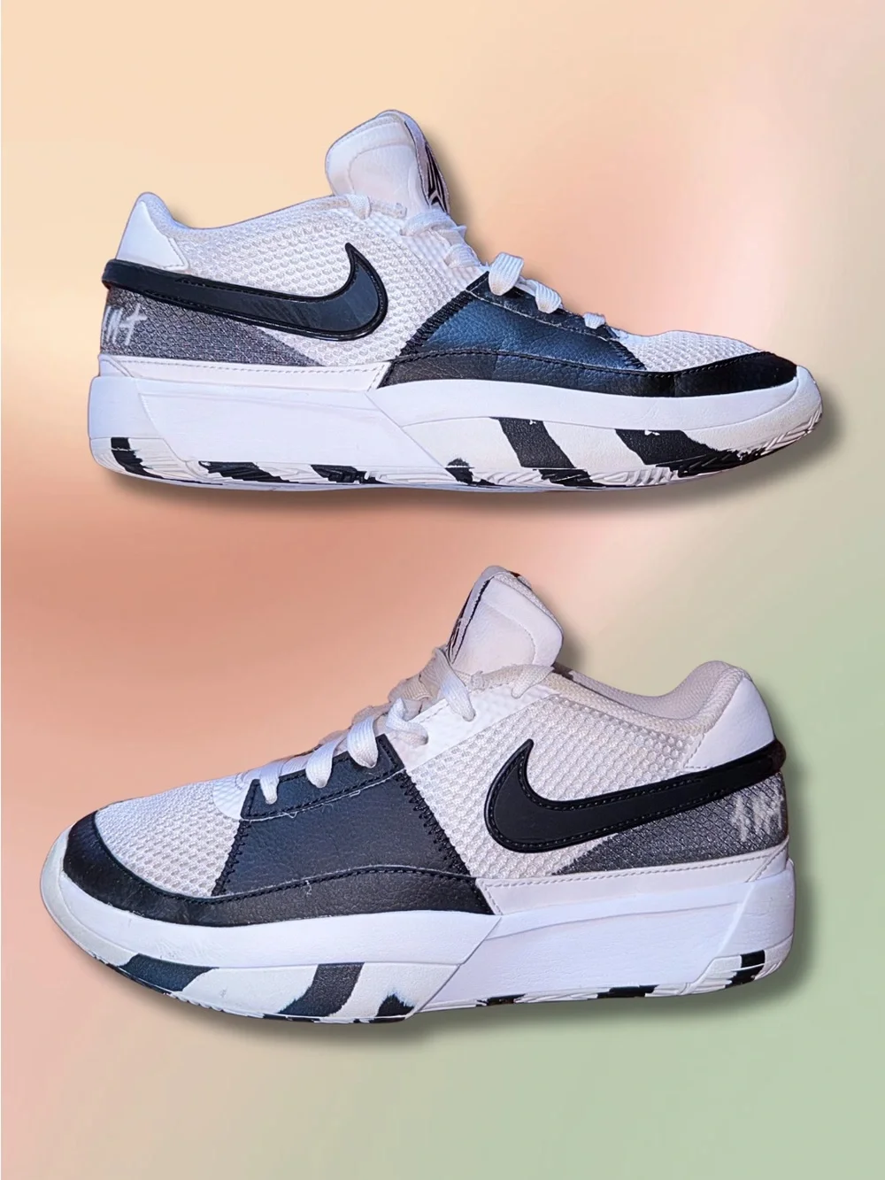 Nike Ja 1 GS 6Y White Black “Day One” DX2294-102 Basketball Shoes